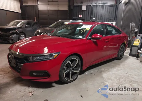 2019 Honda Accord Sport z USA, uszkodzony, nr VIN 1HGCV1F36KA165619